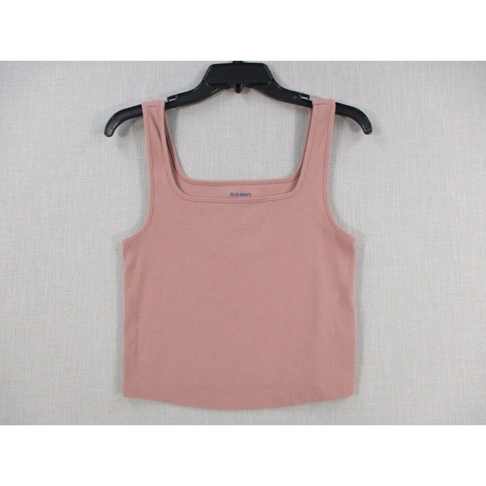 Old Navy Womens Square-Neck Tank Top Size‎ - L Mauve Cotton/Polyester Blend